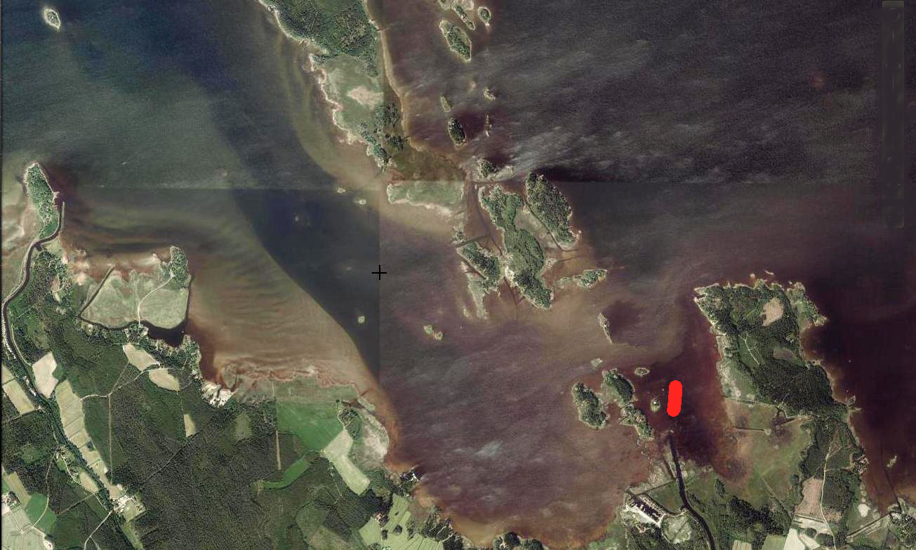 ilmakuva alaviirteenlahden merialueesta